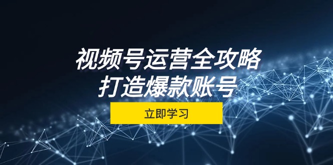 视频号运营全攻略，从定位到成交一站式学习，视频号核心秘诀，打造爆款…_网创之家