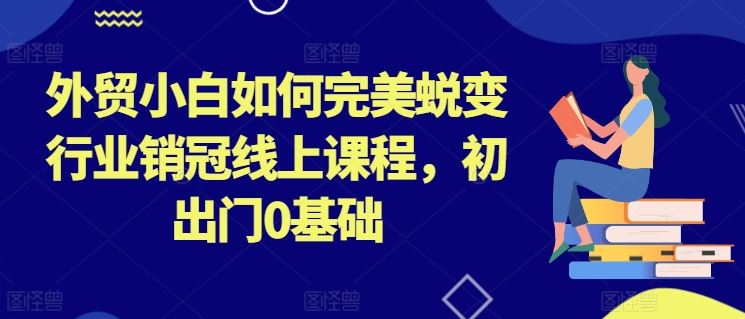 外贸小白如何完美蜕变行业销冠线上课程，初出门0基础_网创之家