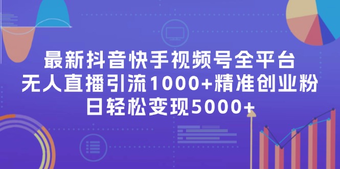 最新抖音快手视频号全平台无人直播引流1000+精准创业粉，日轻松变现5000+_网创之家