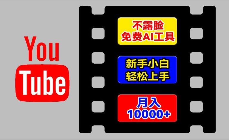 AI工具玩转海外YouTube项目，不露脸，新手小白轻松上手，手把手教你月入1w+【揭秘】_网创之家