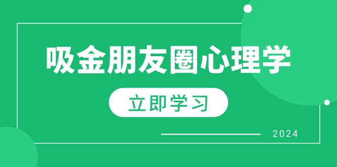 朋友圈吸金心理学：揭秘心理学原理，增加业绩，打造个人IP与行业权威_网创之家