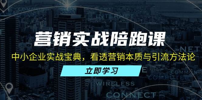 营销实战陪跑课：中小企业实战宝典，看透营销本质与引流方法论_网创之家